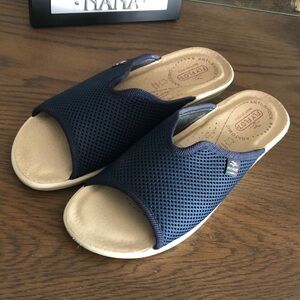 Fly Flot Made in Italy Navy Sandals